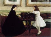 James Mcneill Whistler At the Piano china oil painting reproduction